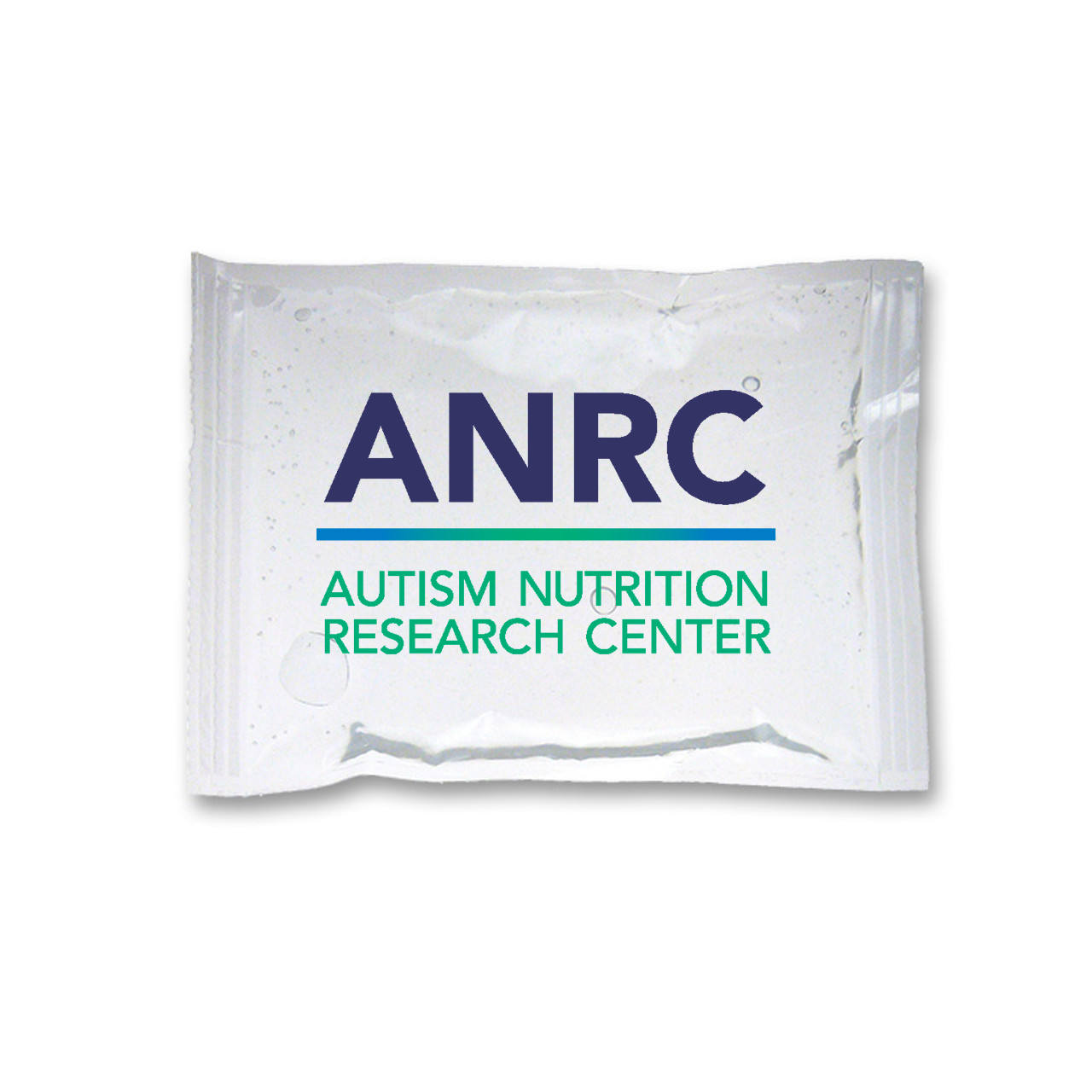 An ice pack labeled "ANRC Autism Nutrition Research Center."